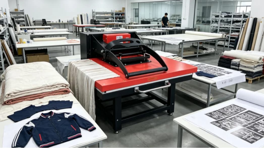For medium print & textile factories, mass sublimation for large fabrics like curtains, bed sheets, jackets
