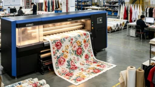 For large printing factories, mass sublimation for textiles, flags & garments